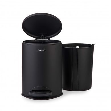 Відро для сміття з педаллю 8 л Rixo Solido PB108B