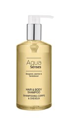 Диспенсер шампунь для волосс и тела "Aqua Senses" 300 мл (с возможностью долива)