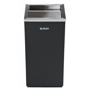 Кошик для сміття з поворотною кришкою 56/24 л Rixo Solido WB056BL