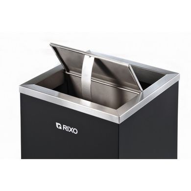 Кошик для сміття з поворотною кришкою 56/24 л Rixo Solido WB056BL