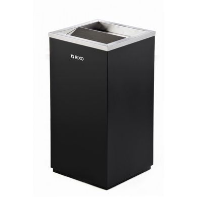 Кошик для сміття з поворотною кришкою 56/24 л Rixo Solido WB056BL