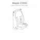 Дитяче захисне крісло Rixo Maggio CS900