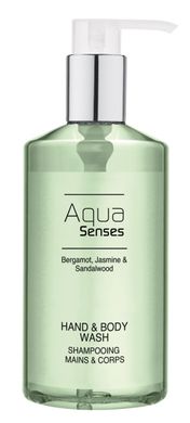 Гель для рук и тела Диспенсер "Aqua Senses" 300 мл (с возможностью долива)