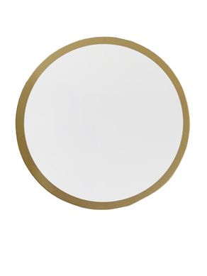 Підстаканник білий/золото (костер) 9 см