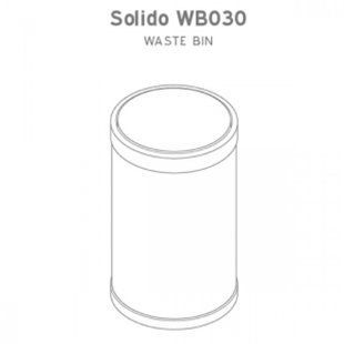 Відро для сміття з поворотною кришкою Rixo Solido WB030B
